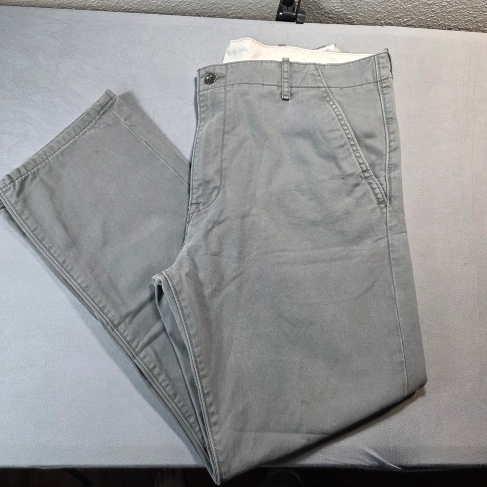Levis 541 Athletic Taper Chino Pants Mens 38x30‎ Grey Twill Trousers